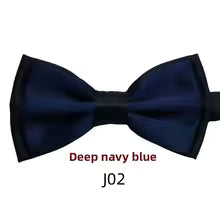 Gentleman Men Bowtie Classic Solid Bow Tie Necktie For Wedding Party Fashion Adjustable Bow Tie knot