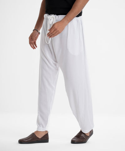 Traditional White Shalwar for Men