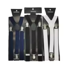 1pc Adjustable Suspenders Red Black Elastic Y-Back Braces Straps For Men Women Pants Shirt Girl Skirt Accessories