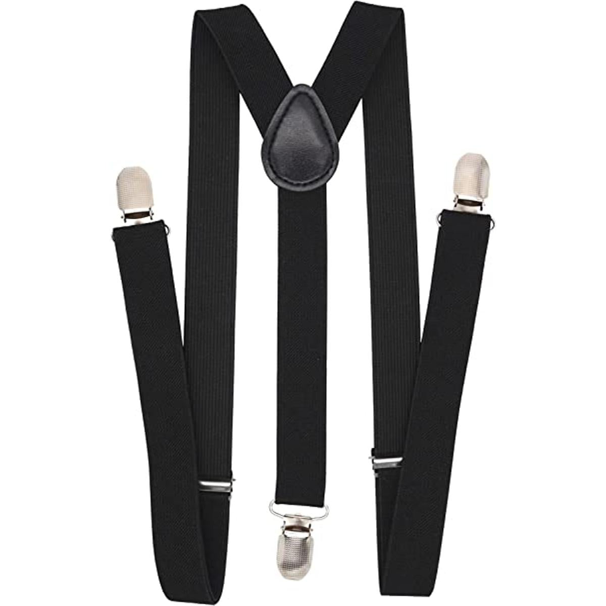 1pc Adjustable Suspenders Red Black Elastic Y-Back Braces Straps For Men Women Pants Shirt Girl Skirt Accessories