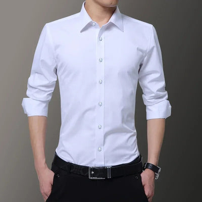 Classic Men's Formal Shirt - The Epitome of Business & Casual Versatility