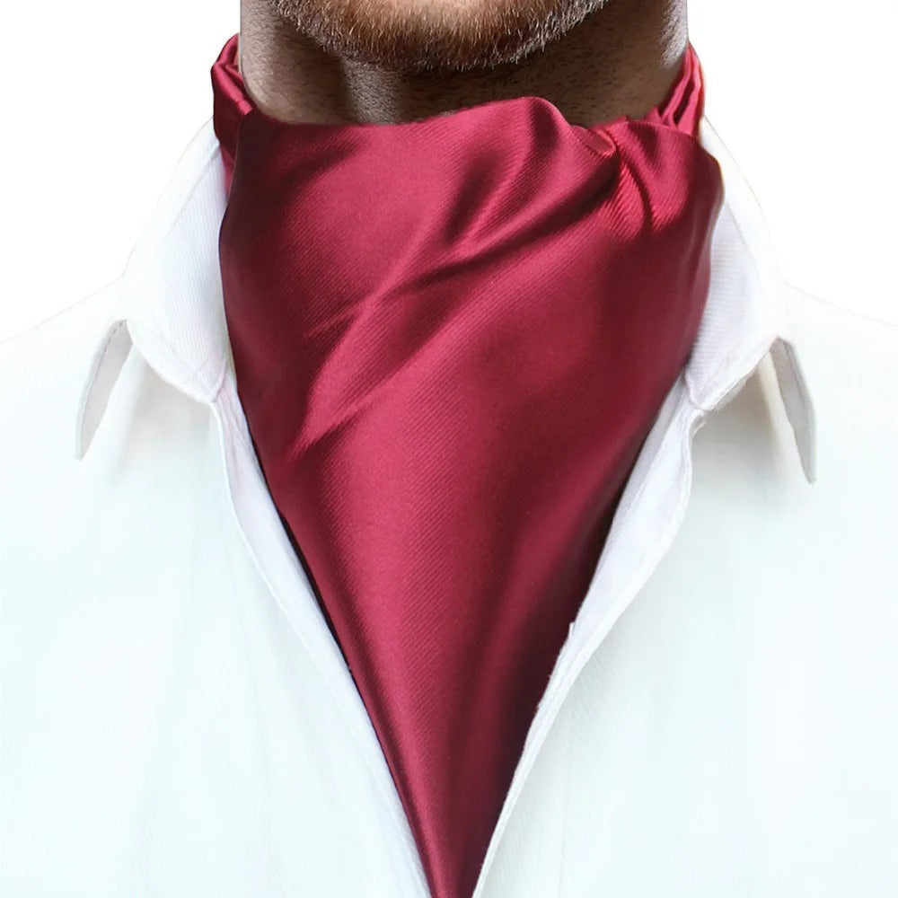 Classic Ascot & Pocket Square Combo for Men