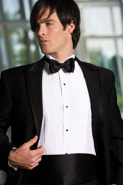 Ultimate Tuxedo Bundle – Shirt, Bow Tie & Belt for Weddings & Galas