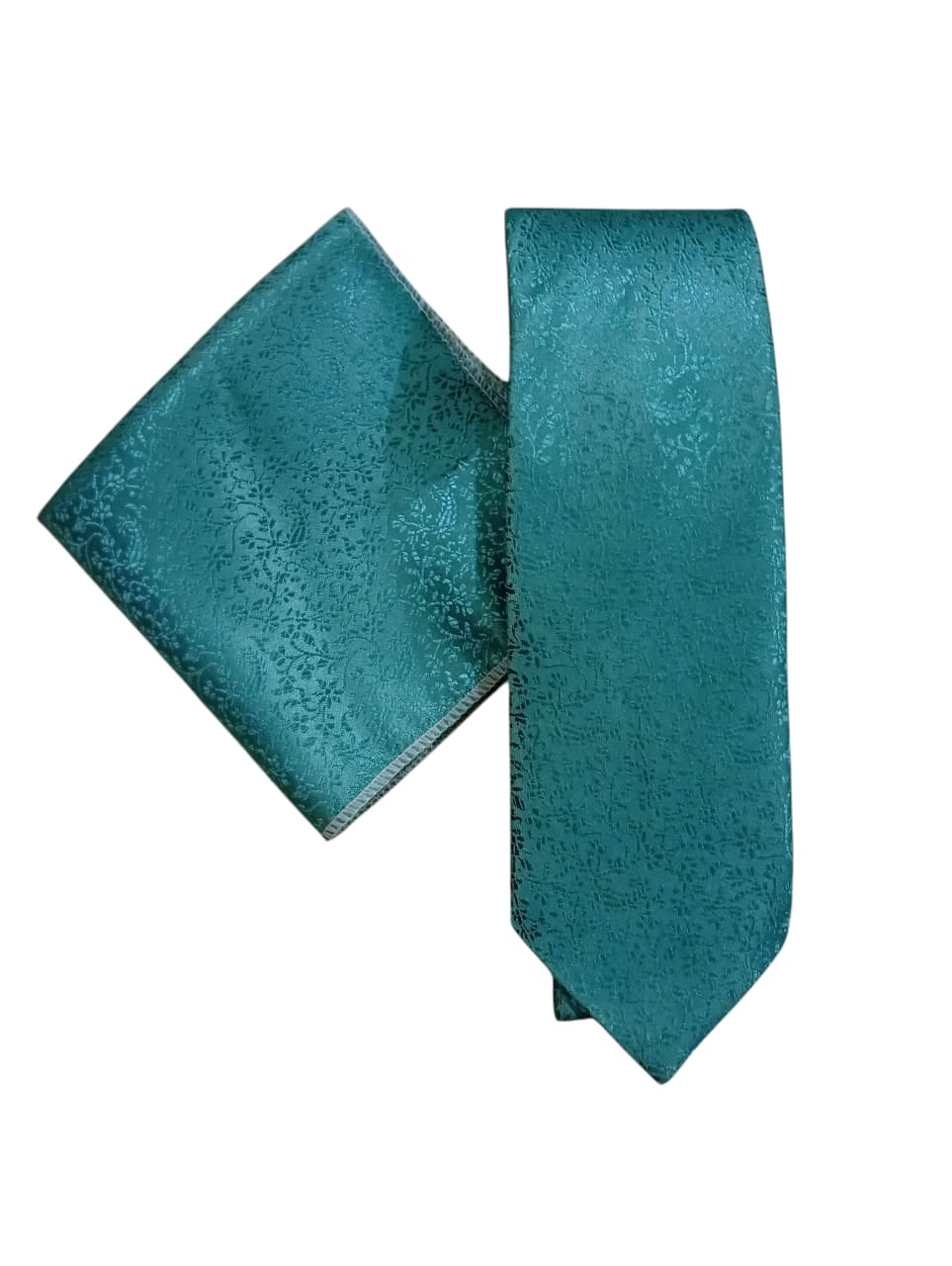 "Elegant Tie with Matching Pocket Square – Perfect for Weddings & Formal Events"