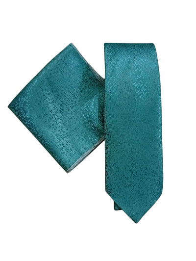 "Elegant Tie with Matching Pocket Square – Perfect for Weddings & Formal Events"