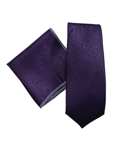 "Elegant Tie with Matching Pocket Square – Perfect for Weddings & Formal Events"