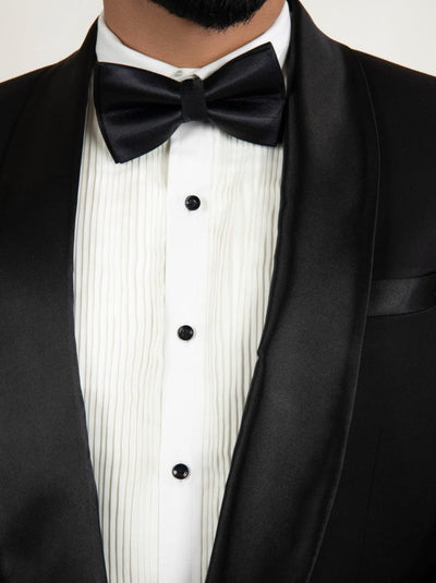 Ultimate Tuxedo Bundle – Shirt, Bow Tie & Belt for Weddings & Galas