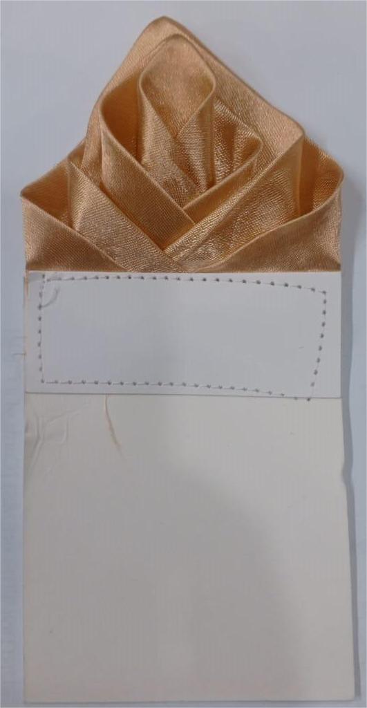 3 PCS Luxury Pre-Folded Satin Pocket Square with Card Holder