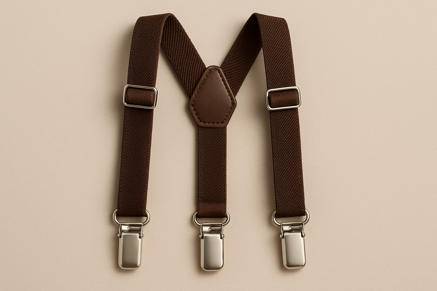brown kids suspender