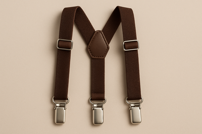 brown kids suspender