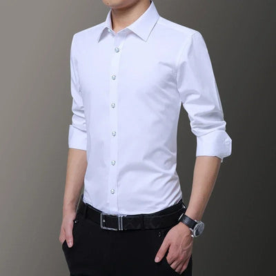 Classic Men's Formal Shirt - The Epitome of Business & Casual Versatility