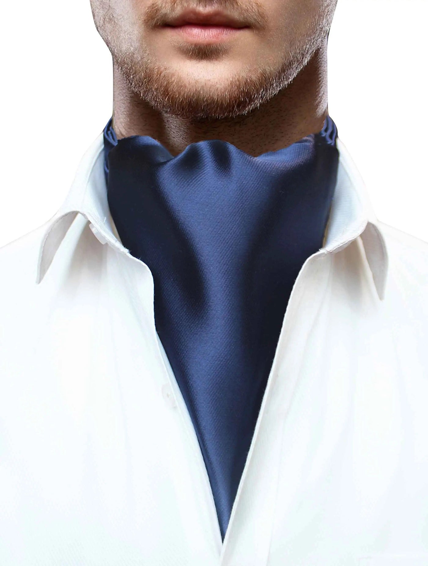 Classic Ascot & Pocket Square Combo for Men