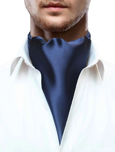 Classic Ascot & Pocket Square Combo for Men