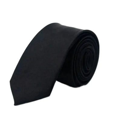 "Sleek Matte Medium Tie – Timeless Elegance"