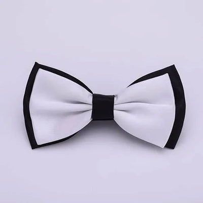 Gentleman Men Bowtie Classic Solid Bow Tie Necktie For Wedding Party Fashion Adjustable Bow Tie knot