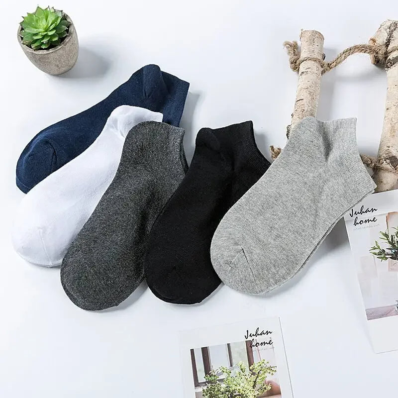 Everyday Comfort Ankle Socks – Soft, Breathable & Stylish (Pack of 5)