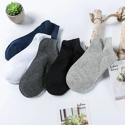 Everyday Comfort Ankle Socks – Soft, Breathable & Stylish (Pack of 5)