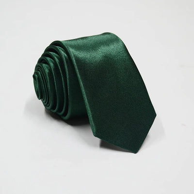 Mens Solid Tie " Skinny Ties Solid Satin Tie Solid Color Necktie