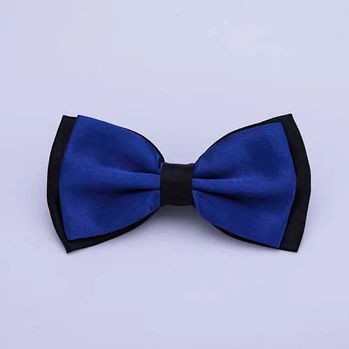 Gentleman Men Bowtie Classic Solid Bow Tie Necktie For Wedding Party Fashion Adjustable Bow Tie knot