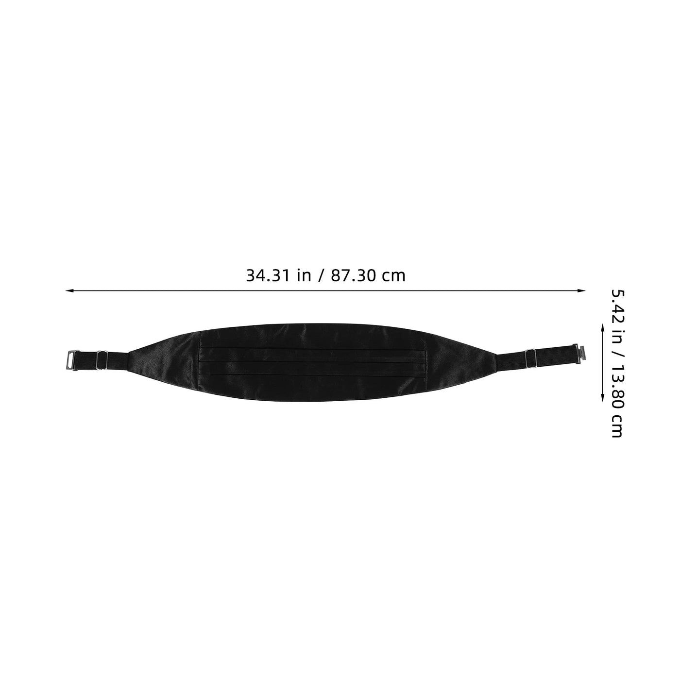 Elegant Black Tie & Cummerbund Combo – Wedding & Party Essential