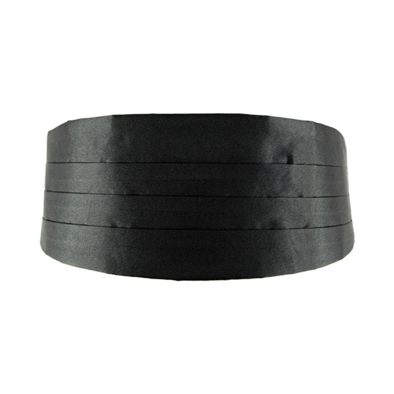 Elegant Black Tie & Cummerbund Combo – Wedding & Party Essential