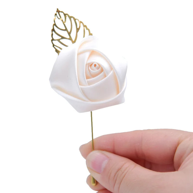 Elegant Rose Lapel Pin