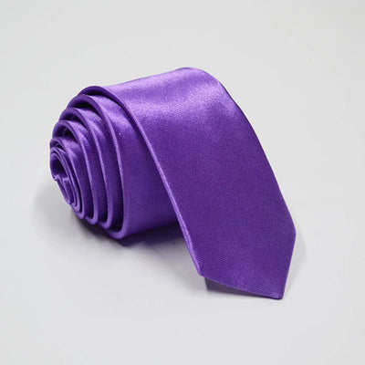 Mens Solid Tie " Skinny Ties Solid Satin Tie Solid Color Necktie