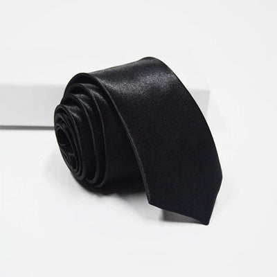 Mens Solid Tie " Skinny Ties Solid Satin Tie Solid Color Necktie
