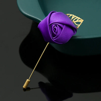 Elegant Rose Lapel Pin