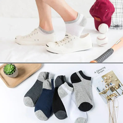 Everyday Comfort Ankle Socks – Soft, Breathable & Stylish (Pack of 5)