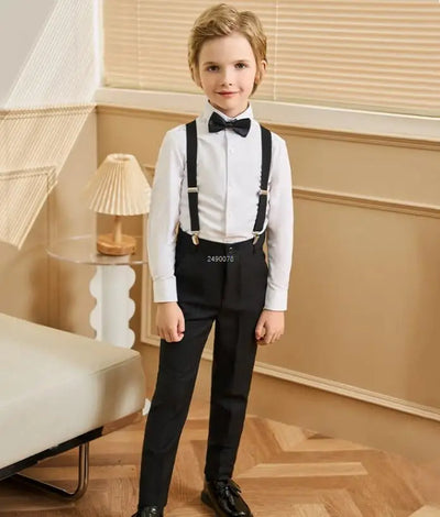 Kids' Classic Bow Tie & Suspenders Set