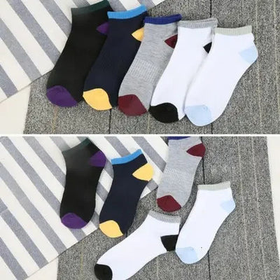 Everyday Comfort Ankle Socks – Soft, Breathable & Stylish (Pack of 5)
