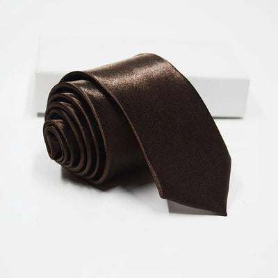 Mens Solid Tie " Skinny Ties Solid Satin Tie Solid Color Necktie