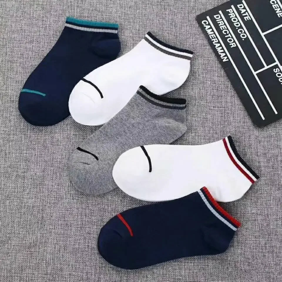 Everyday Comfort Ankle Socks – Soft, Breathable & Stylish (Pack of 5)