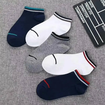 Everyday Comfort Ankle Socks – Soft, Breathable & Stylish (Pack of 5)