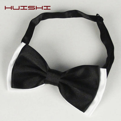 Gentleman Men Bowtie Classic Solid Bow Tie Necktie For Wedding Party Fashion Adjustable Bow Tie knot