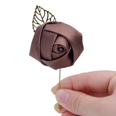 Elegant Rose Lapel Pin