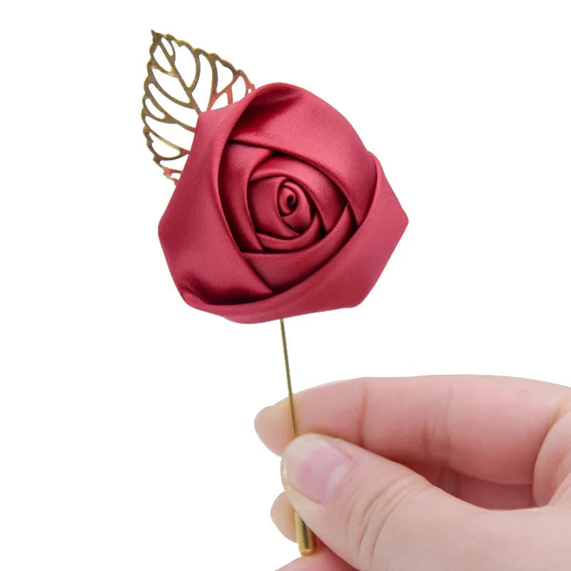 Elegant Rose Lapel Pin