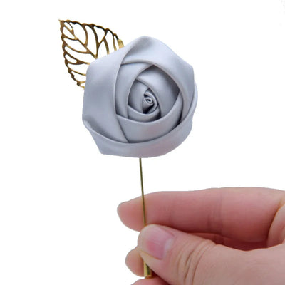 Elegant Rose Lapel Pin