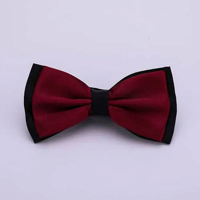 Gentleman Men Bowtie Classic Solid Bow Tie Necktie For Wedding Party Fashion Adjustable Bow Tie knot
