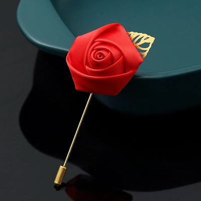 Elegant Rose Lapel Pin