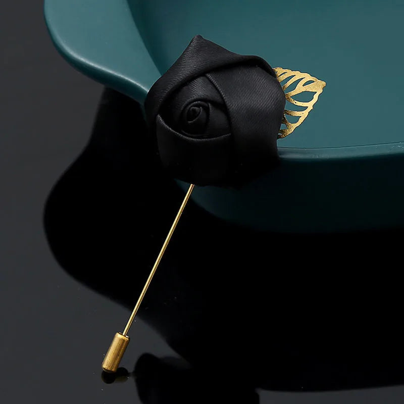 Elegant Rose Lapel Pin