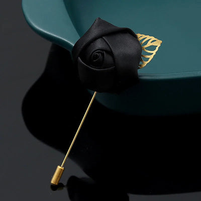 Elegant Rose Lapel Pin