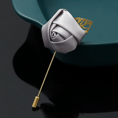 Elegant Rose Lapel Pin