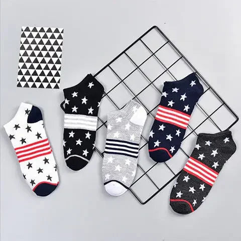 Everyday Comfort Ankle Socks – Soft, Breathable & Stylish (Pack of 5)
