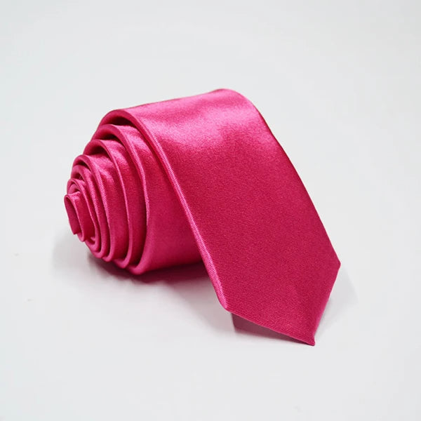 Mens Solid Tie " Skinny Ties Solid Satin Tie Solid Color Necktie