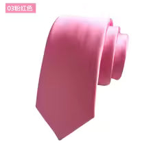 Royal Solid Necktie - Premium Satin Formal Tie