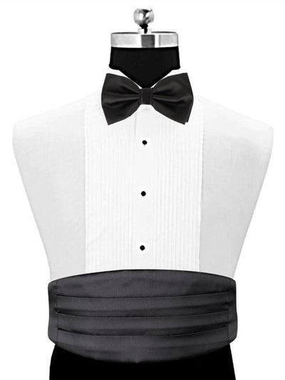 Elegant Black Tie & Cummerbund Combo – Wedding & Party Essential