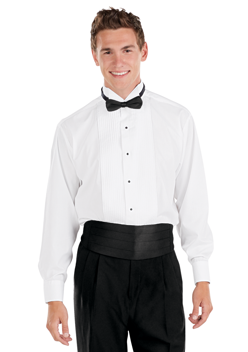 Ultimate Tuxedo Bundle – Shirt, Bow Tie & Belt for Weddings & Galas