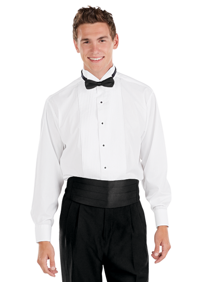 Ultimate Tuxedo Bundle – Shirt, Bow Tie & Belt for Weddings & Galas